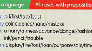 Phrases with prepositions