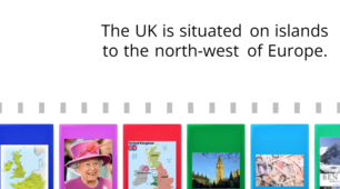 Iнтерактивна вправа. Англійська мова. Вивчення теми "Discover the UK!"