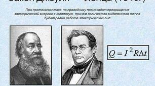 Закон Джоуля - Ленца. Електронагрівальні прилади.