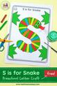 This free cut and paste "S is for Snake" printable is a very simple craft activity for preschoolers - perfect if you're teaching phonics and the letter "S"!