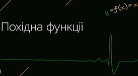 10-А Похідна та її застосування.