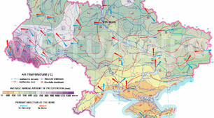 The climate  of Ukraine