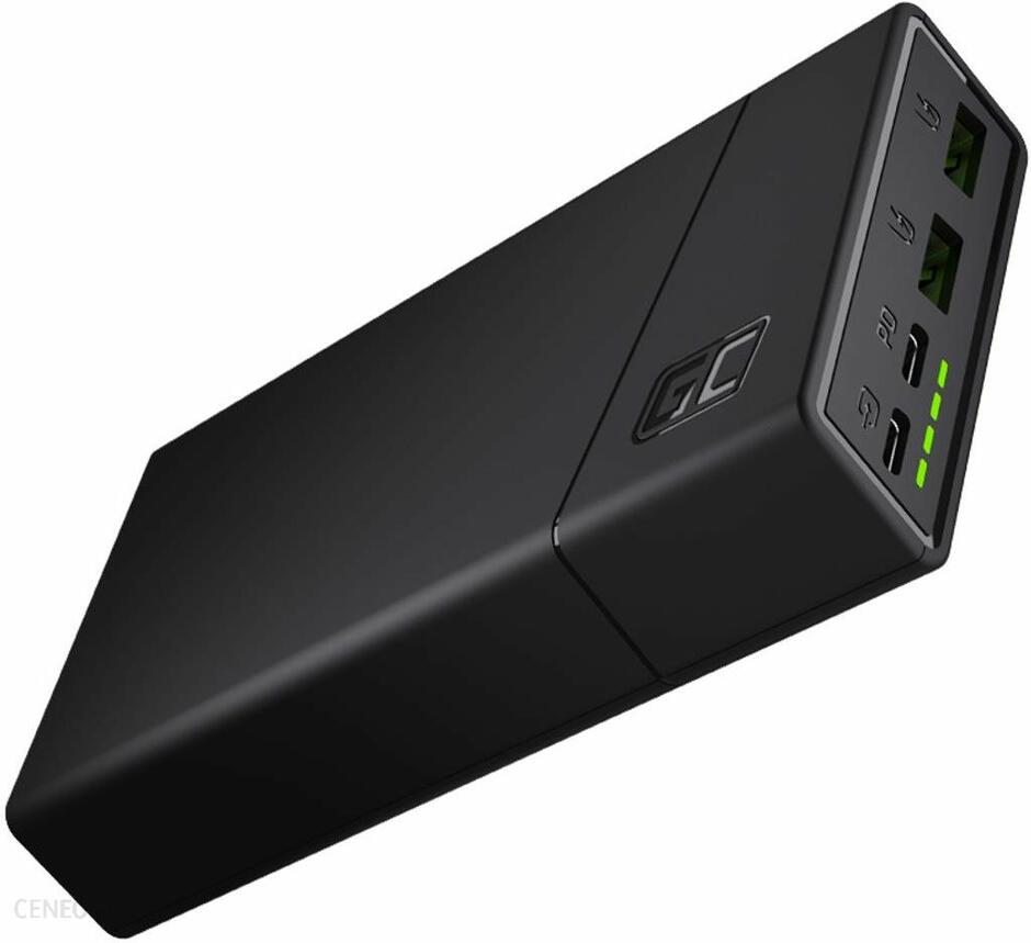Powerbank Green Cell GC Power Bank PowerPlay20 20000mAh czarny (PBGC03) - Opinie i ceny na Ceneo.pl