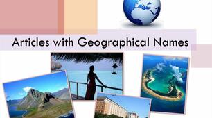 (Копія) Articles with Geographical Names