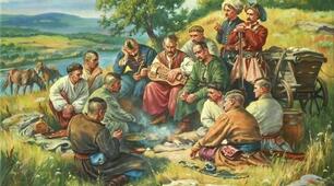 Співомовка «Запорожці у короля». Висміювання моральних вад, негативних рис характеру, авторська симпатія до простої людини, до її розуму, кмітливості, почуття гумору, уміння посміятися з власної безпорадності та відстояти свою гідність.