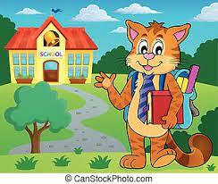 Katze in der schultasche. | CanStock
