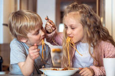 2,418 Child Eating Spaghetti Stock Photos, Pictures & Royalty-Free Images - iStock