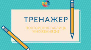 Бліц турнір "Таблиця множення" №1
