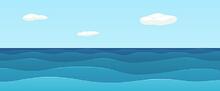 Blue Cartoon Ocean Background | Ocean backgrounds, Blue background images, Ocean wallpaper