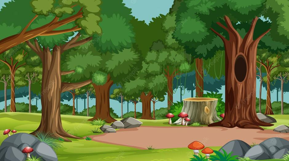 Cartoon forest Vectors & Illustrations for Free Download | Freepik