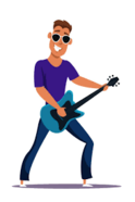 2,698 Guitar Player Cartoon Stock Photos, Pictures & Royalty-Free Images - iStock