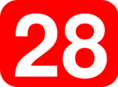 File:28 white, red rounded rectangle.svg - Wikimedia Commons