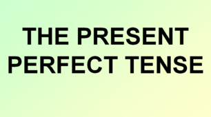 Презентація "The Present Perfect Tense"