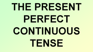 Презентація "The Present Perfect Continuous Tense"