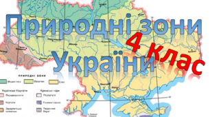 Діагностувальна робота №3 "Природні зони України"