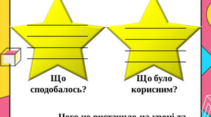 Дидактичний матеріал "Картки для рефлексії"