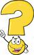 Happy Yellow Question Mark Cartoon Character Pointing With Finger Royalty Free SVG, Cliparts, Vectors, And Stock Illustration. Image 21491963.