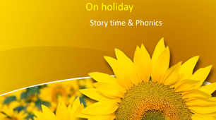 On holiday. Story time & Phonics