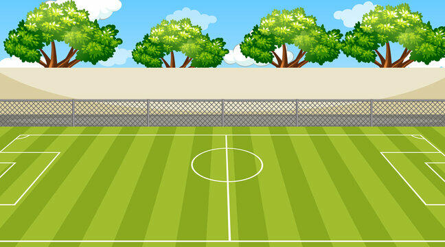 Cartoon Football Field Images – Browse 15,939 Stock Photos, Vectors, and Video | Adobe Stock