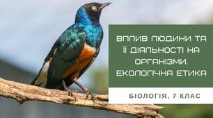 Вплив людини та її діяльності в екосистемах. Екологічна етика