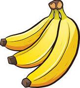 Cartoon Bananas stock photos