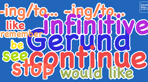 Full infinitive, bare infinitive, -ing form (Full Blast 3 Module 6)