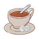 84 Cartoon Of The Fancy Tea Cups And Saucers Illustrations & Clip Art - iStock