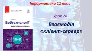 Взаємодія  «клієнт-сервер»