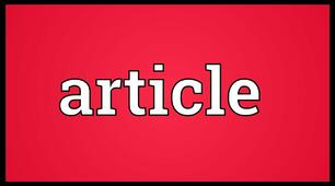 The Article.