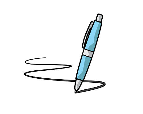 Pen Cartoon Illustration Cartoon Design Style Stock Illustration - Download Image Now - iStock