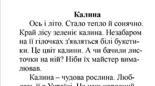 Діагностувальна робота з української мови (письма) 1 клас