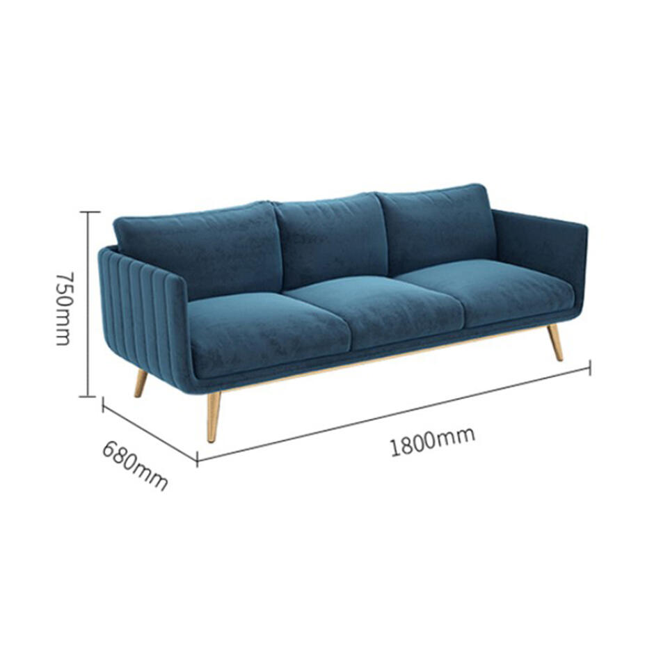 Manufacturer Custom Living Room Light Luxury Sofa Negotiation Fabric Sofa Small Apartment Triple Couch|Living Room Sofas| - AliExpress