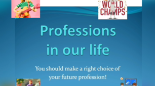 Учнівський проєкт на тему "Professions in our life"