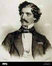 Johann Strauss II (1825-1899). Austrian composer of light music. Portrait. Engraving by Joseph Kriehuber (1800-1876), 1853 Stock Photo - Alamy