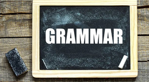 Check your grammar!