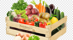 Chez le marchand de fruits et de légumes