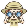 38 Looking Through Binoculars Cartoon Illustrations & Clip Art - iStock