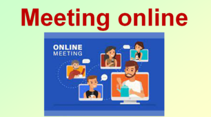 Презентація на тему "Meeting online" для 7 класу