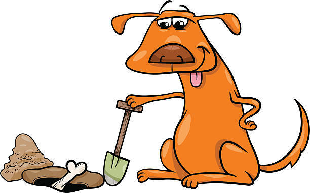 15 Dog Burying Illustrations & Clip Art - iStock