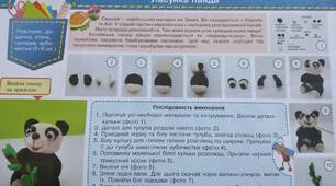 Конспект-конструктор уроку з дизайну і технологій 4 клас НУШ (Савченко) до альбома-посібника "Маленький трудівничок"Л.І.Роговська на тему " Подорожуємо і відкриваємо світ. Ласунка панда  "