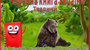 Звірі червоної книги України( ілюстрації з описом для дітей дошкільного та молодшого шкільного віку)