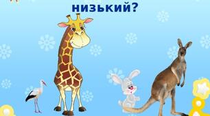 Дидактична гра з сенсорного напряму "Високий-Низький"