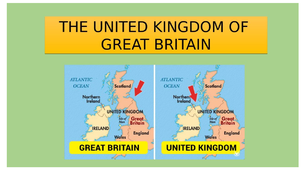 Презентація "THE UNITED KINGDOM OF GREAT BRITAIN"