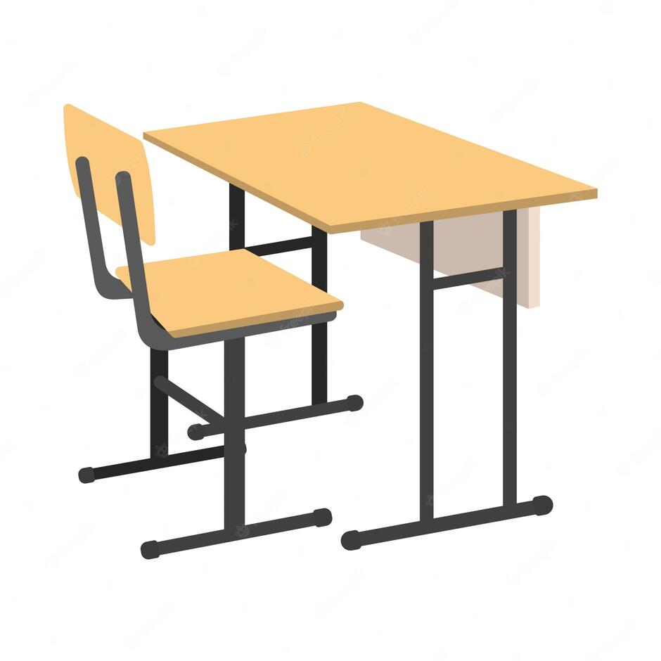 Premium Vector | Cartoon school desk. isolated vector illustration.
