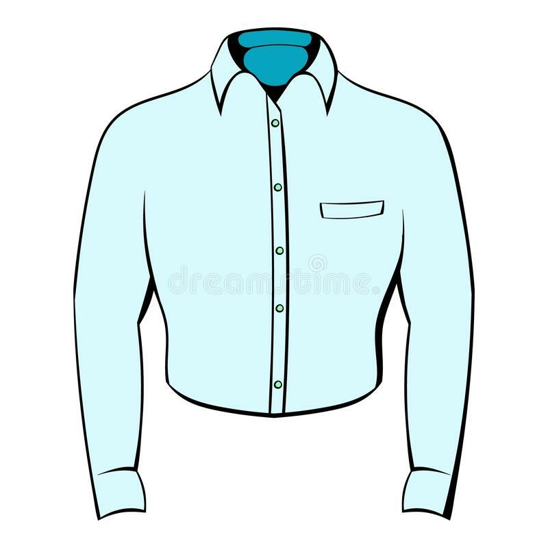 Mens shirt icon cartoon stock vector. Illustration of retail - 88458401