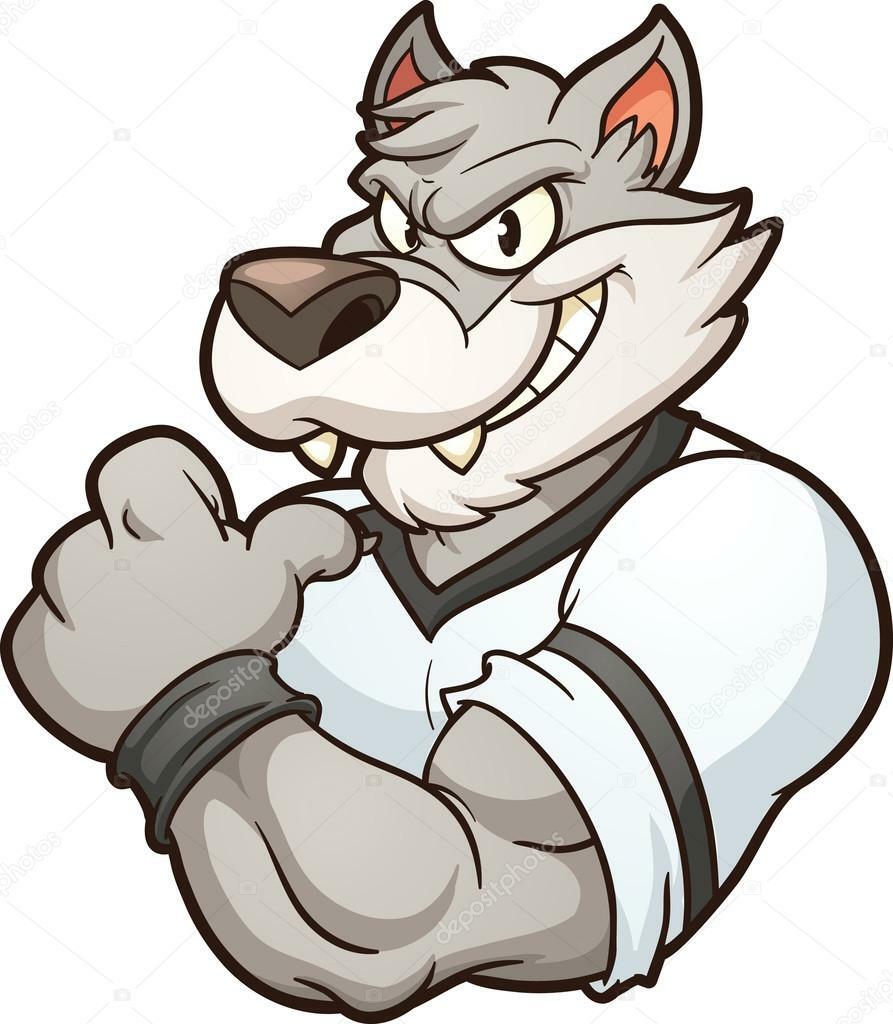 Wolf mascot Stock Vector Image by ©memoangeles #22479275
