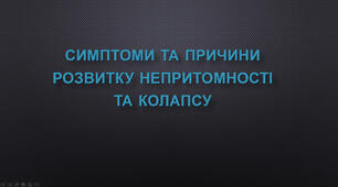 Презентація: "Симптоми та причини розвитку непритомності і колапсу"
