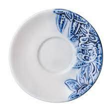 Batik Espresso Saucer Ivory Gloss - Jenggala Keramik Bali - Ceramic