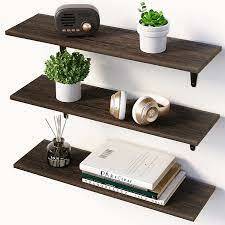 Buy BAMFOX Floating Shelves,Wall Shelf Set of 3,Wall Mounted Floating Shelf with Large Storage for Bedroom Bathroom Living Room Kitchen Office Online in Pakistan. B08LSVN6KP