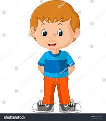 Vector Illustration Cute Boy Cartoon: стоковая векторная графика (без лицензионных платежей), 581793682 | Shutterstock